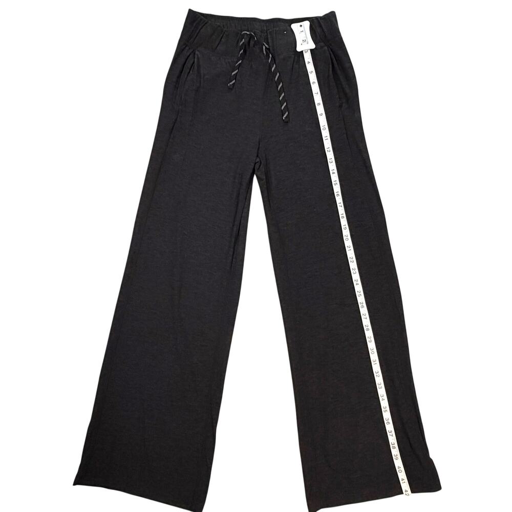 FLX Women's Dark Gray Wide Leg Yoga/Lounge Pants- Size Small